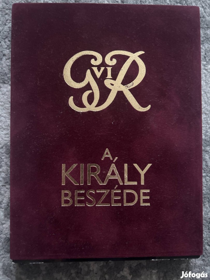 A király Beszéde Bordó bársony díszdobozos dvd!