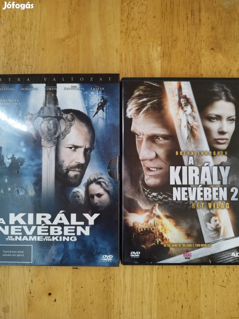 A király nevében 1-2 újszerű dvd Jason Statham - Dolph Lundgren 