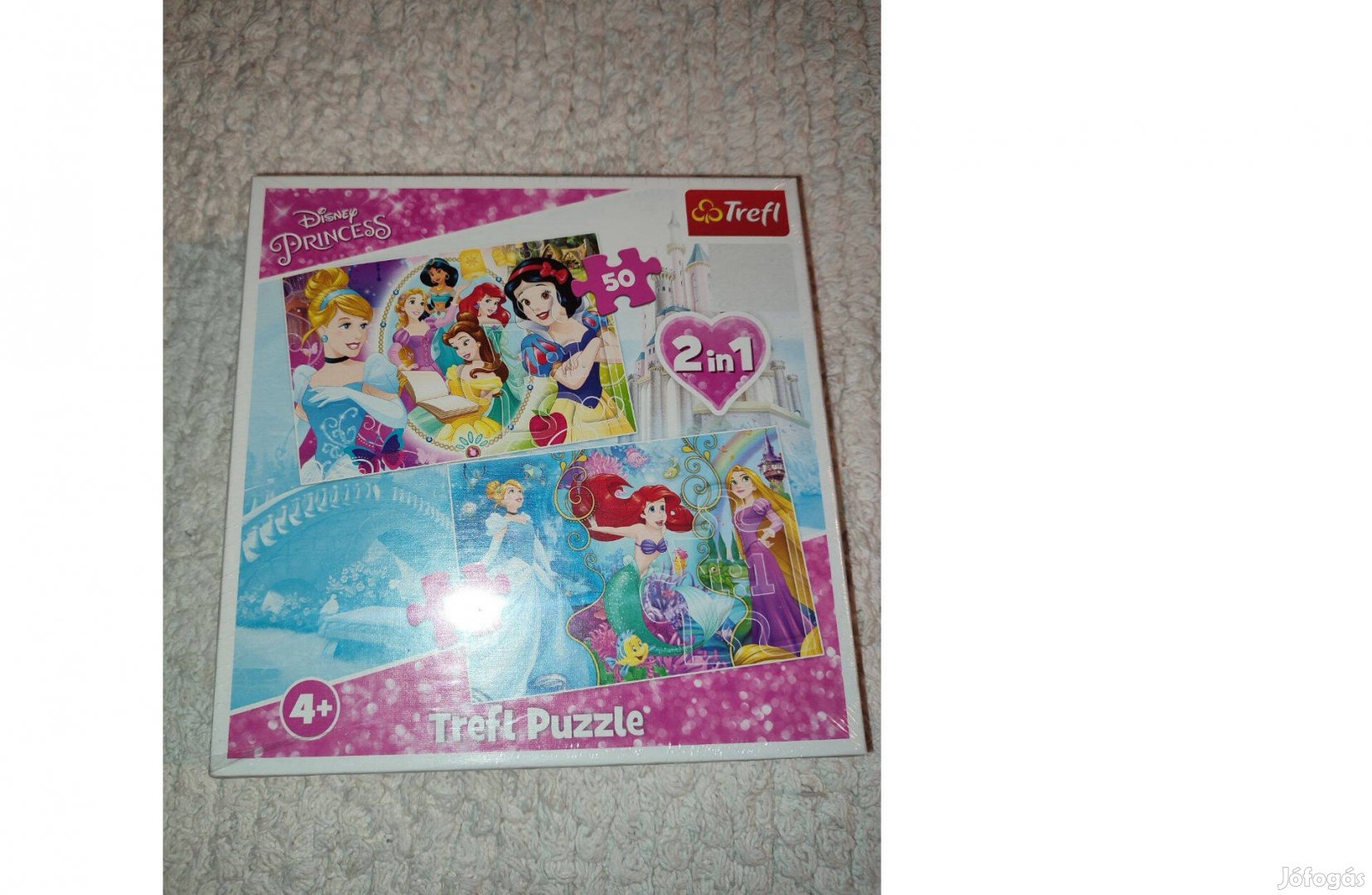 A kis hableány Disney hercegnők puzzle 2in1 50db-os