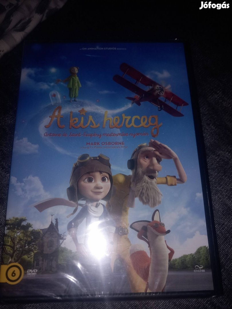 A kis herceg DVD mese rajzfilm Bontatlan fóliás