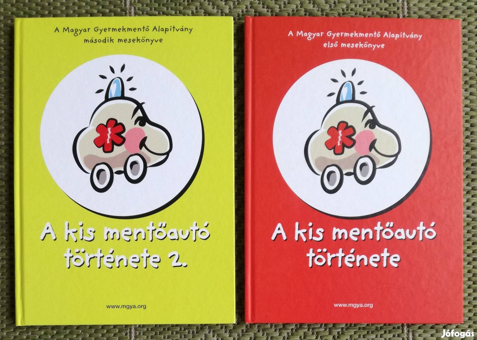 A kis mentőautó története - mesekönyv, 2 gyerek könyv