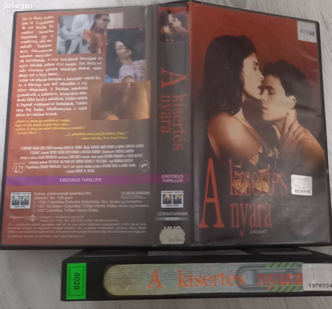 A kísértés nyara - thriller vhs 