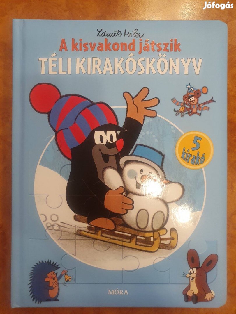 A kisvakond játszik Téli kirakóskönxv