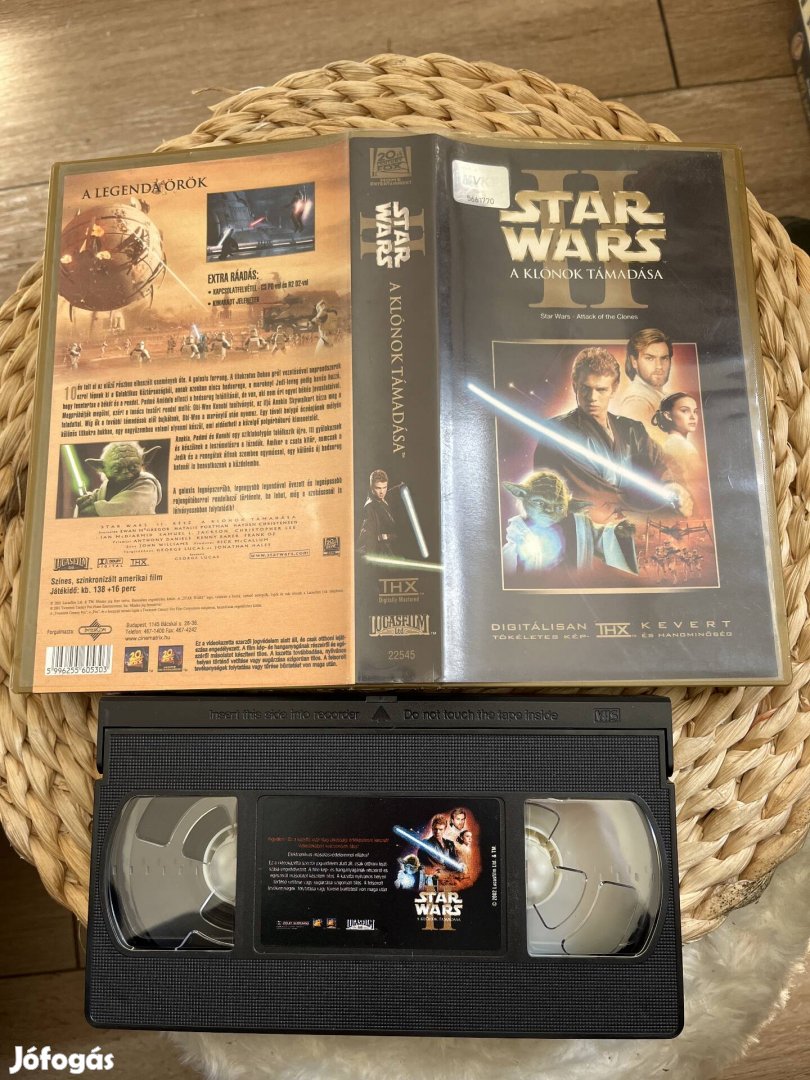 A klónok támadása vhs star wars 2