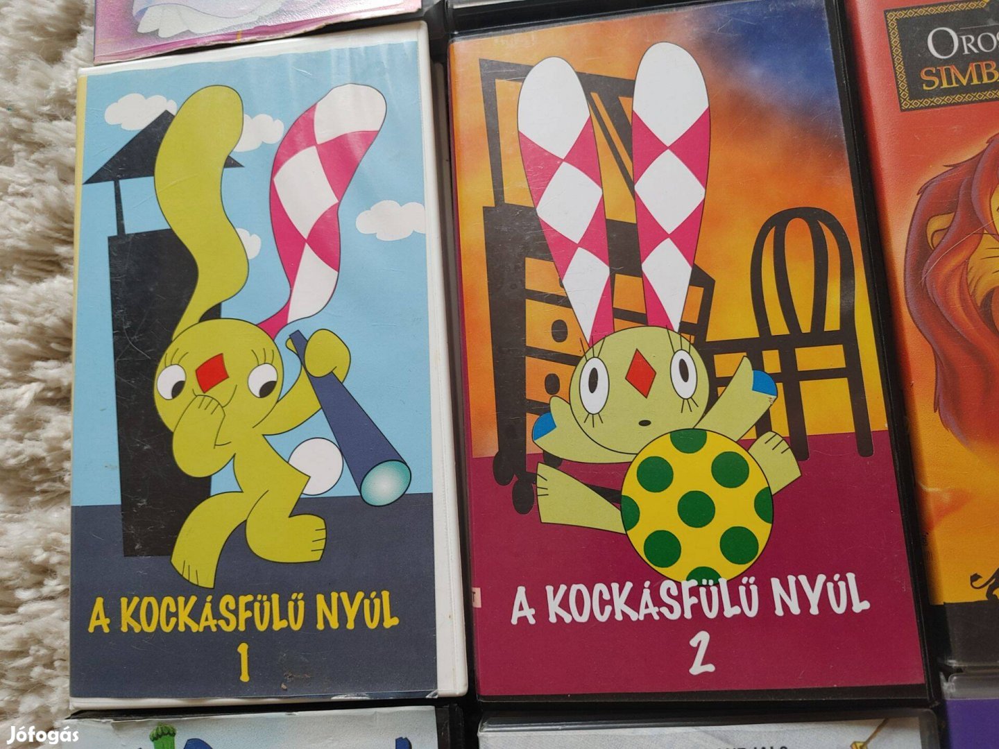 A kockásfülü nyúl 1-2 vhs film