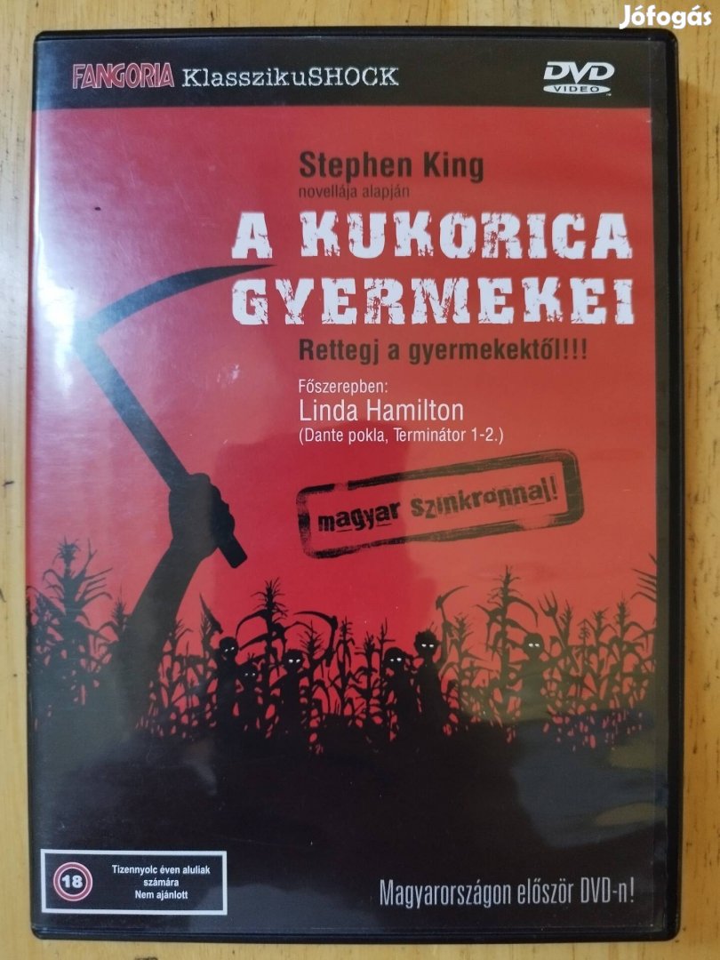 A kukorica gyermekei újszerű dvd Stephen King