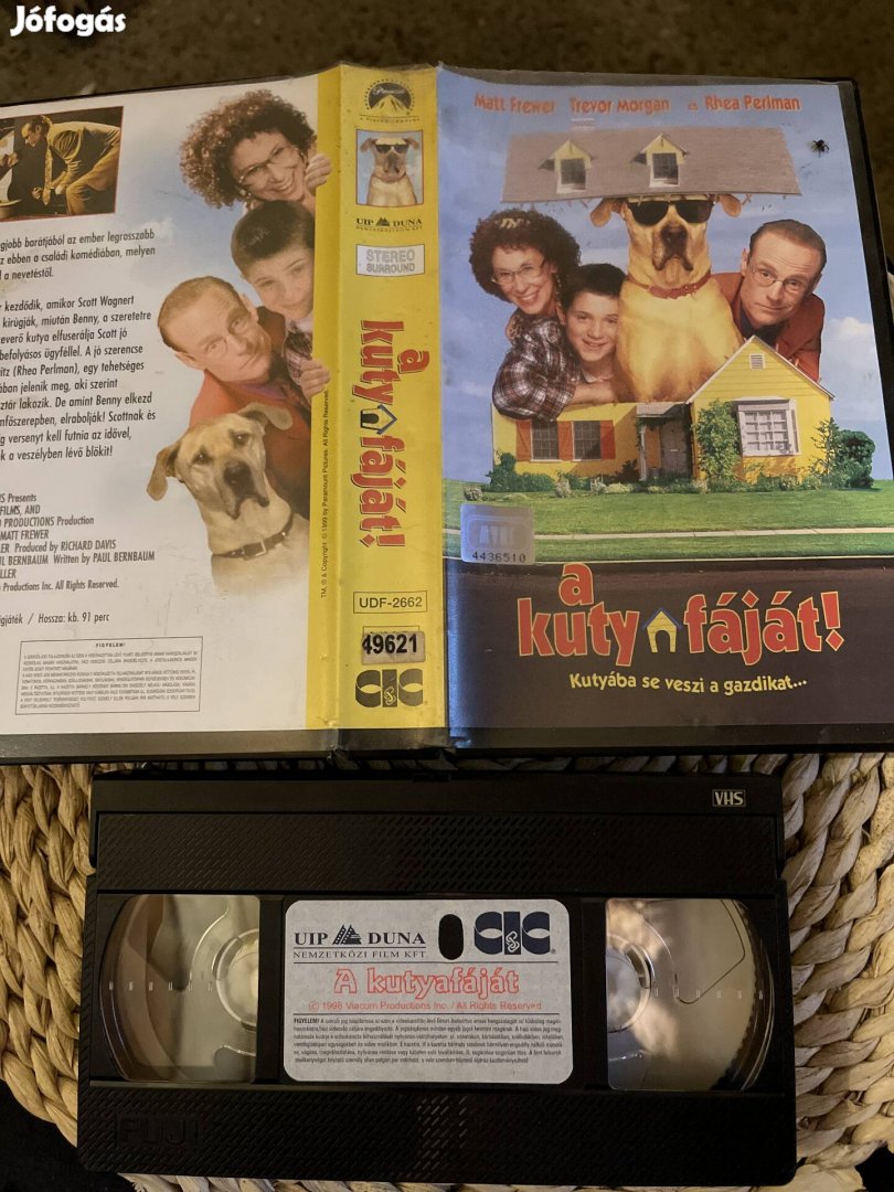 A kutyafáját vhs