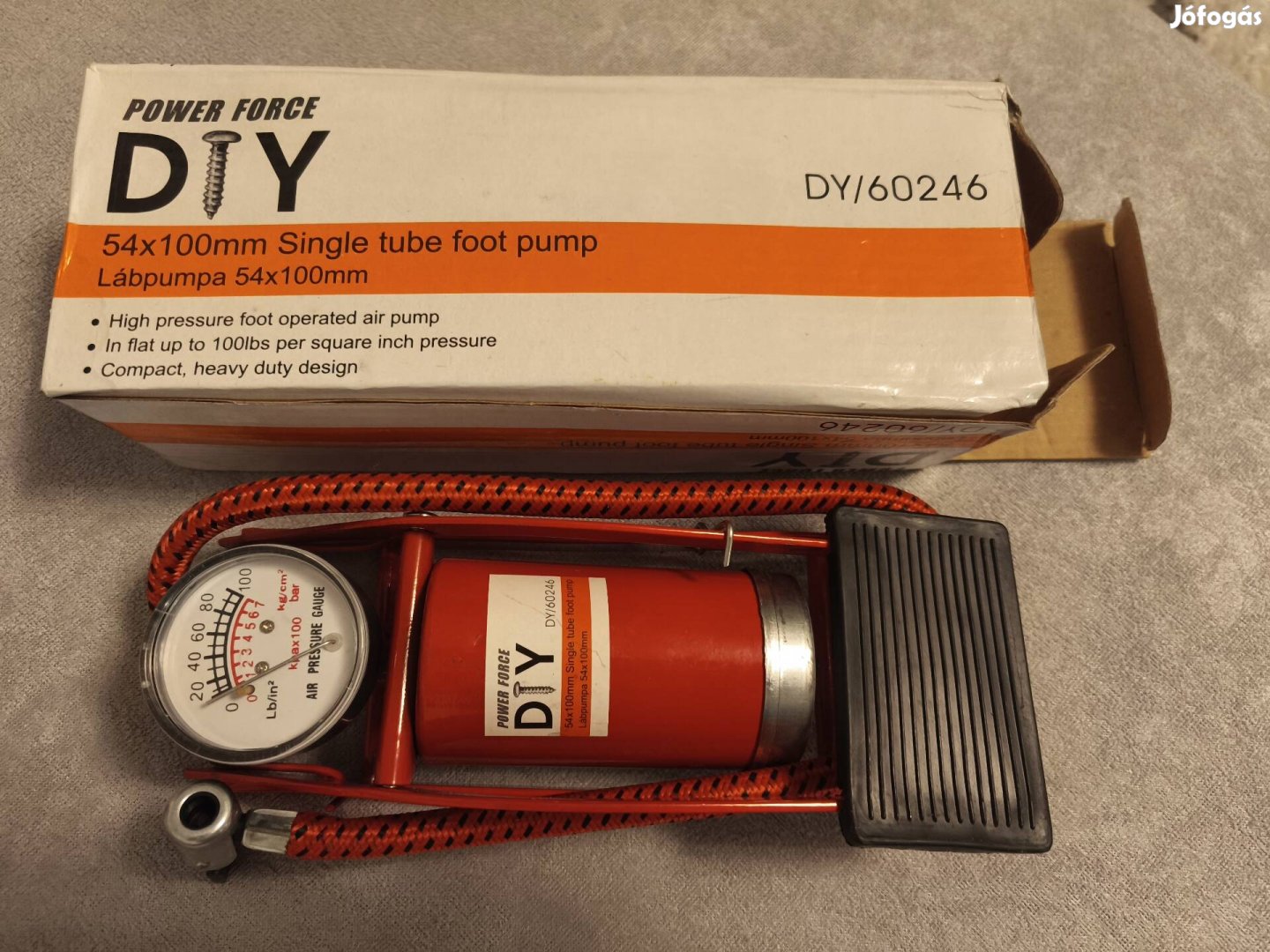 A láb pumpa biztonság!