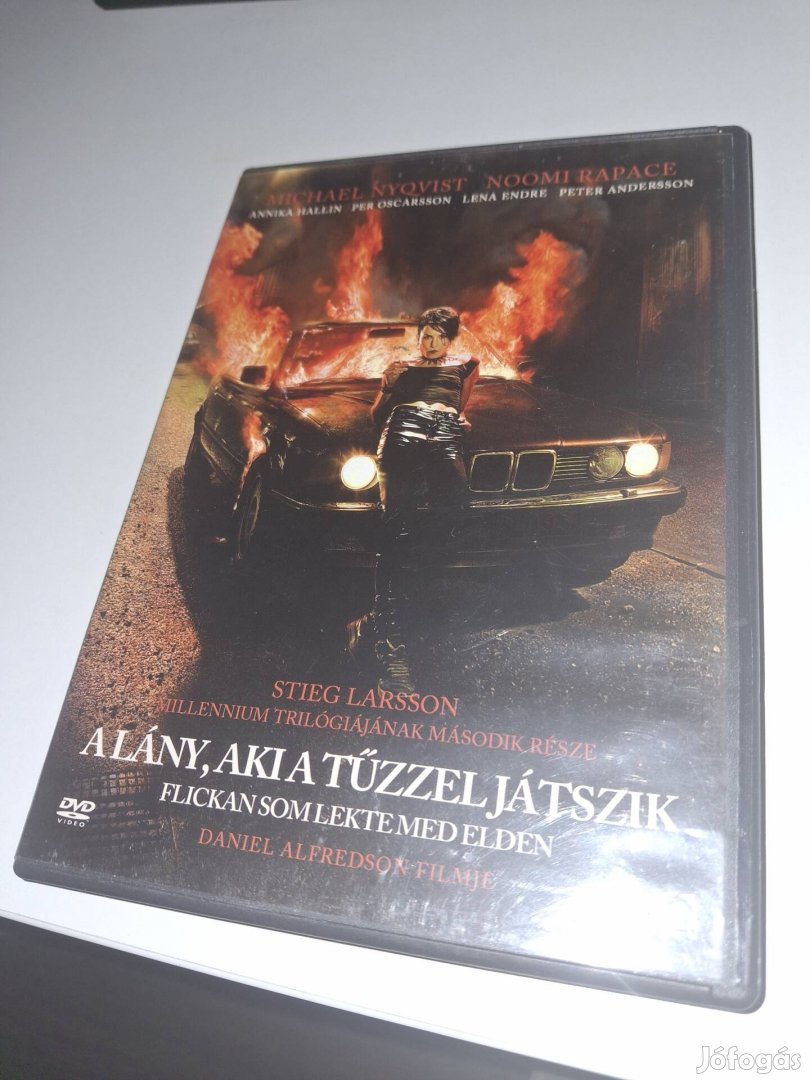 A lány aki a tűzzel játszik DVD Film