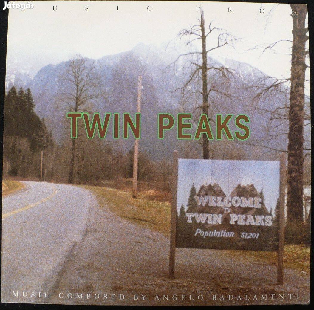 A legendás Twin Peaks sorozat filmzenéje (német nyomású LP)