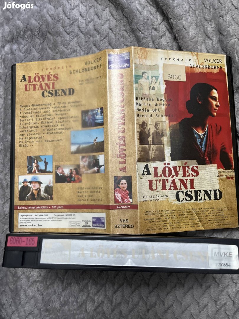 A lövés utáni csend vhs kistok akció