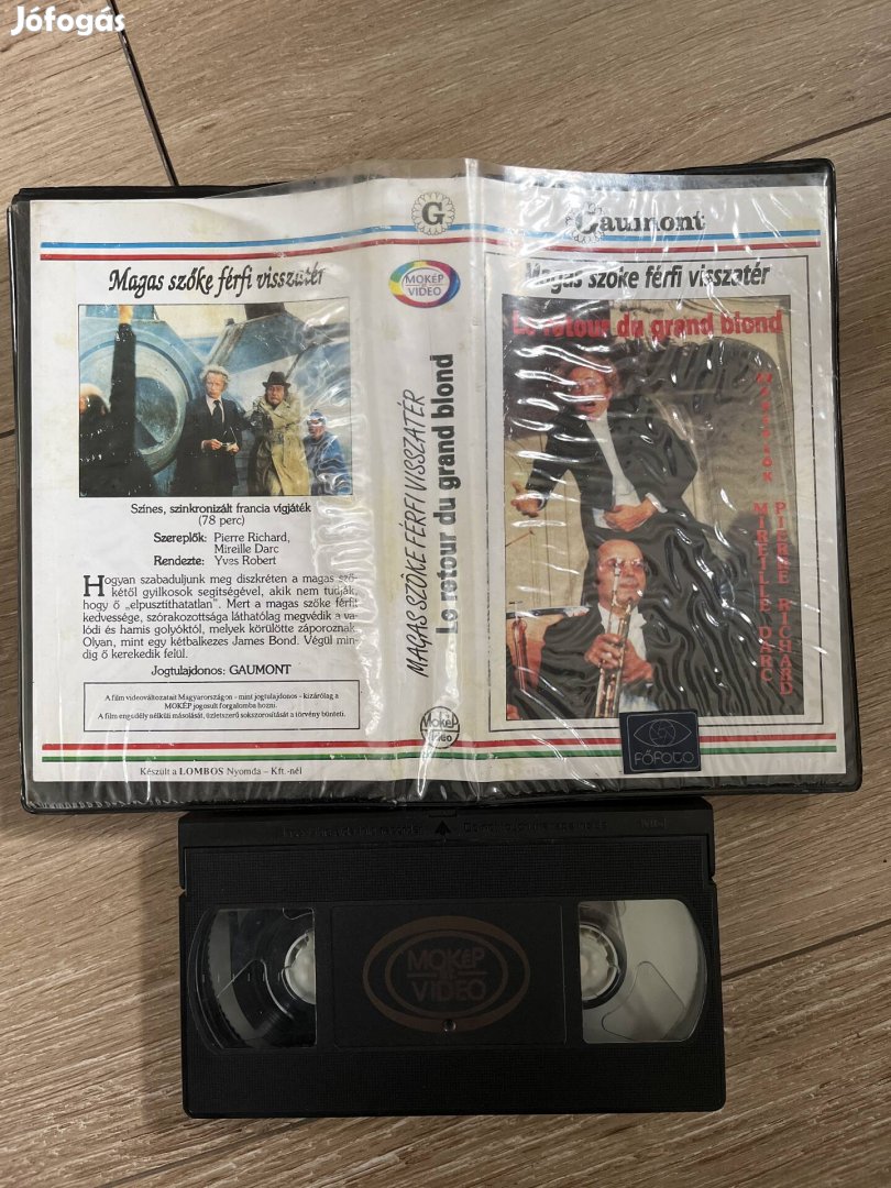 A magas szőke férfi visszatér vhs