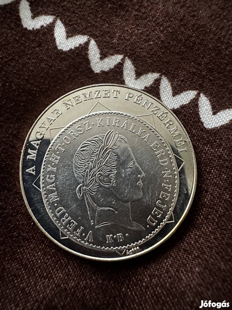 A magyar nemzet pénzérméi 15g ezüst - 1848 szabadságharc 20 karjcár