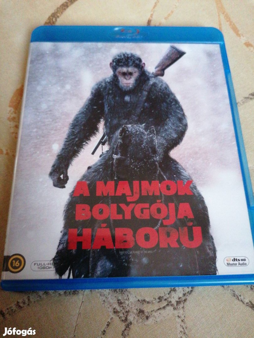 A majmok bolygója - Háború blue ray 