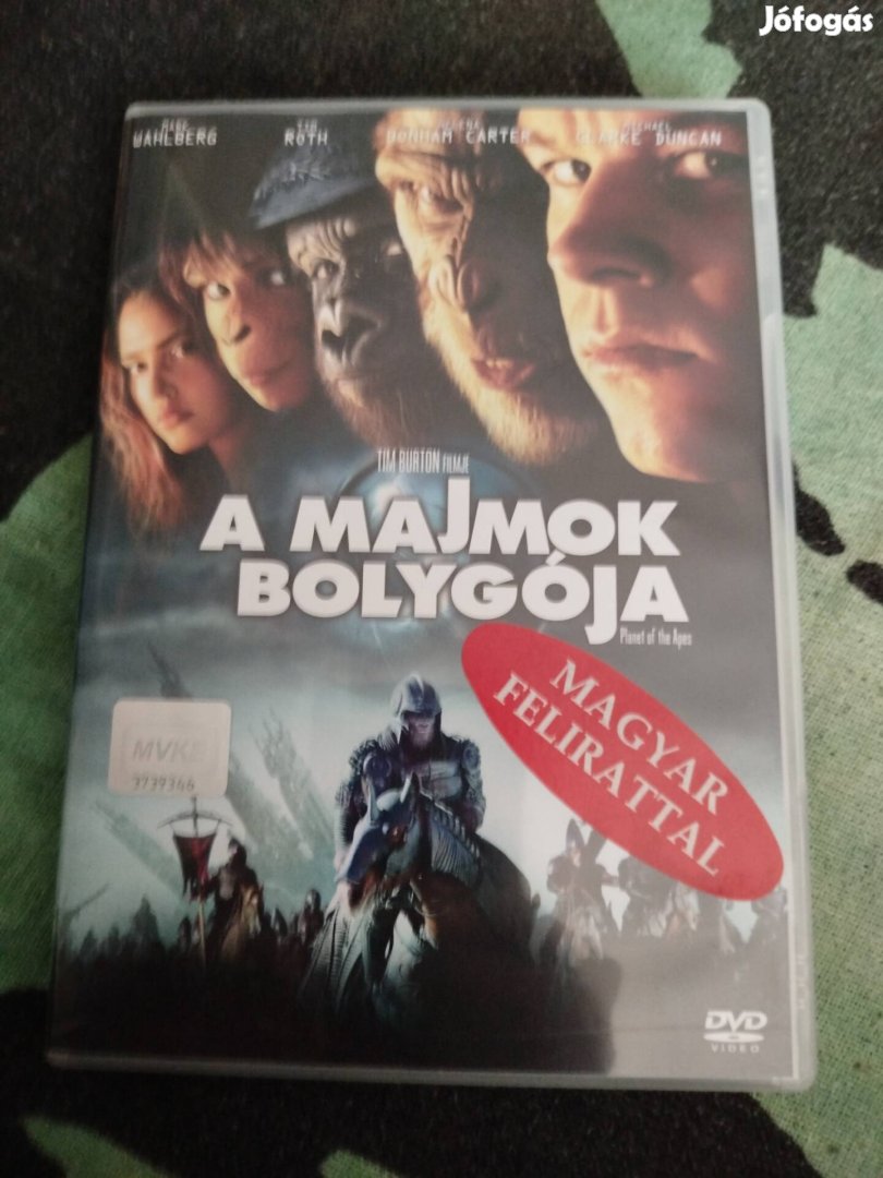 A majmok bolygója két dvd magyar felirattal 