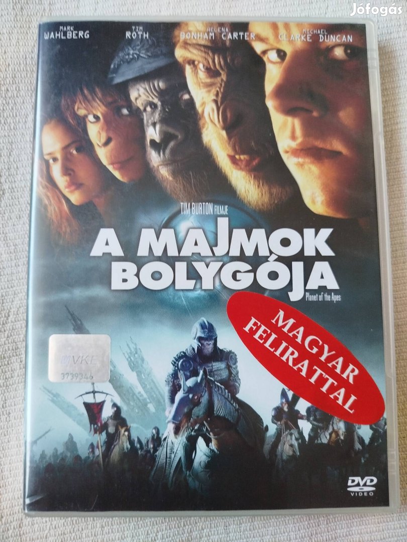 A majmok bolygója kétlemezes dvd angol hang magyar