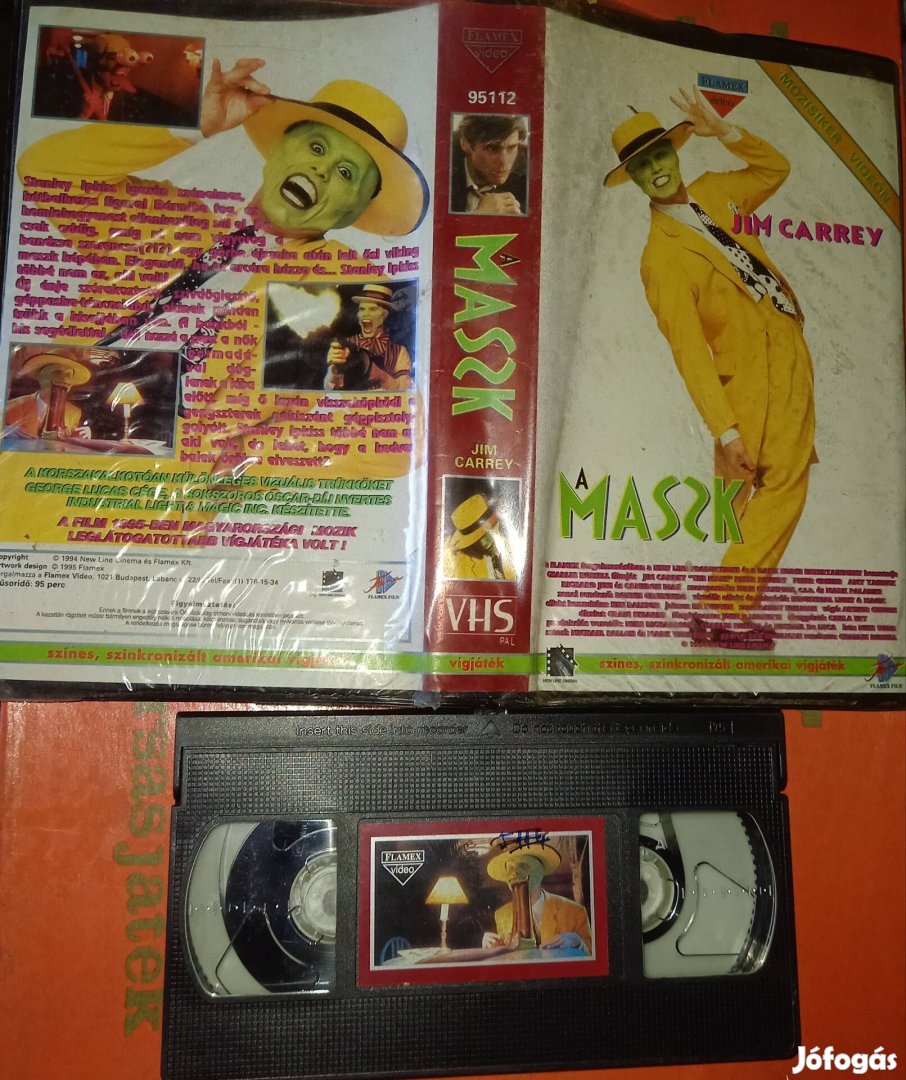 A maszk - vígjáték vhs - Jim Carrey