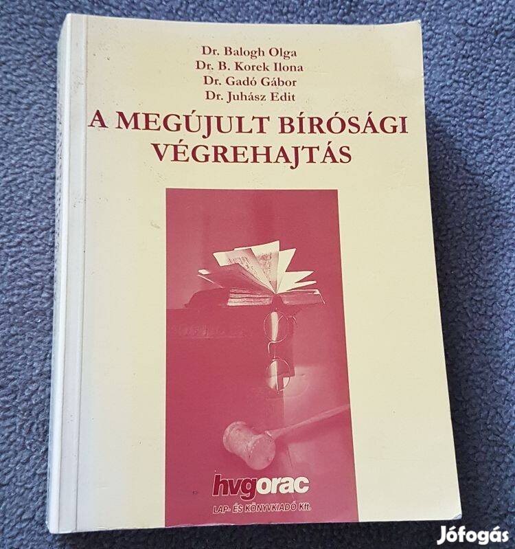 A megújult bírósági végrehajtás könyv