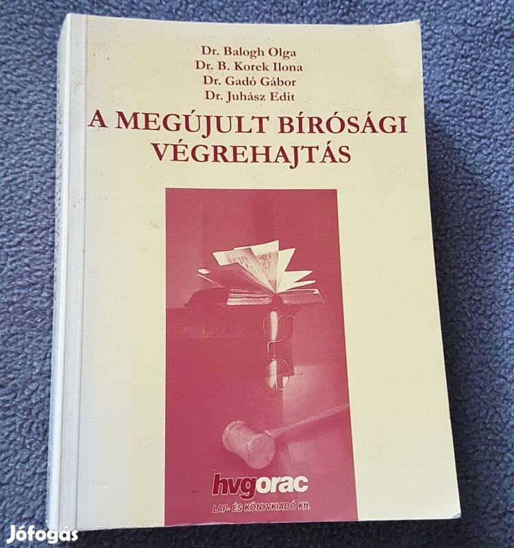 A megújult bírósági végrehajtás könyv