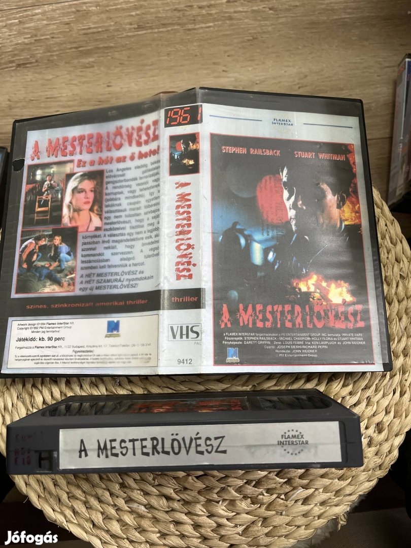 A mesterlövész vhs