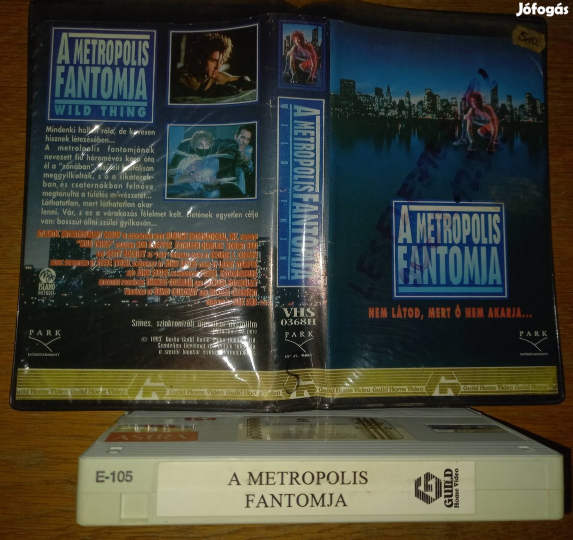 A metropolis fantomja - akció vhs - gulid video