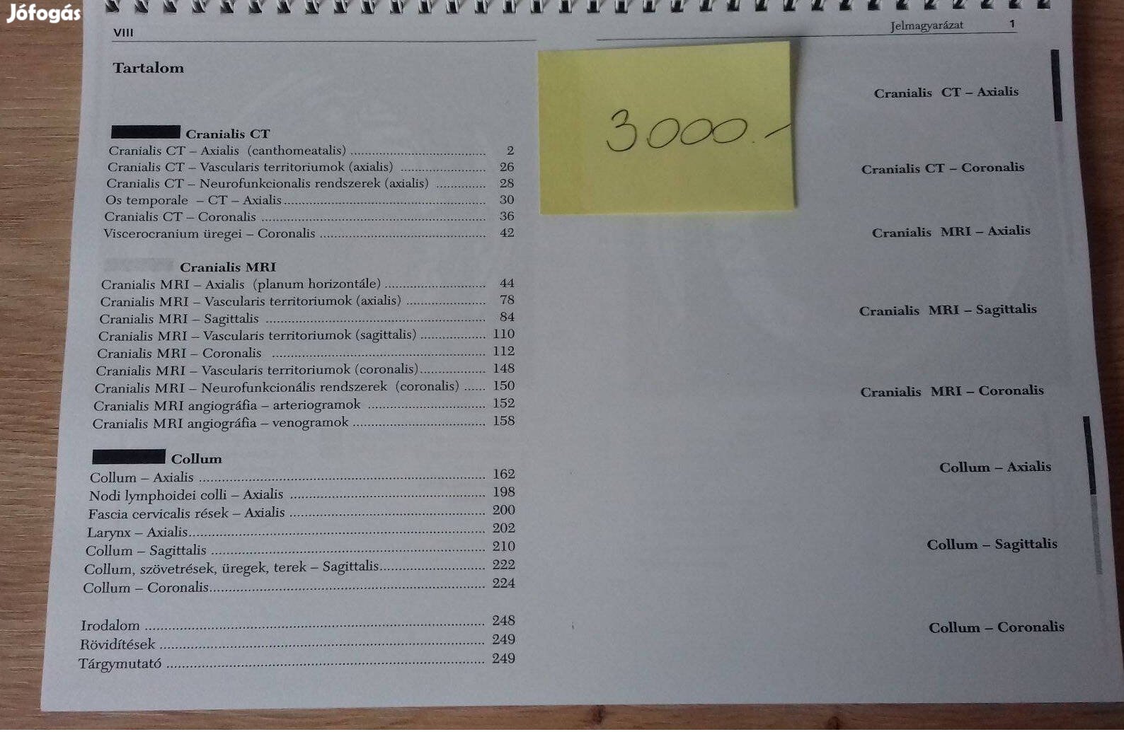 A metszeti anatómia zsebatlasza I