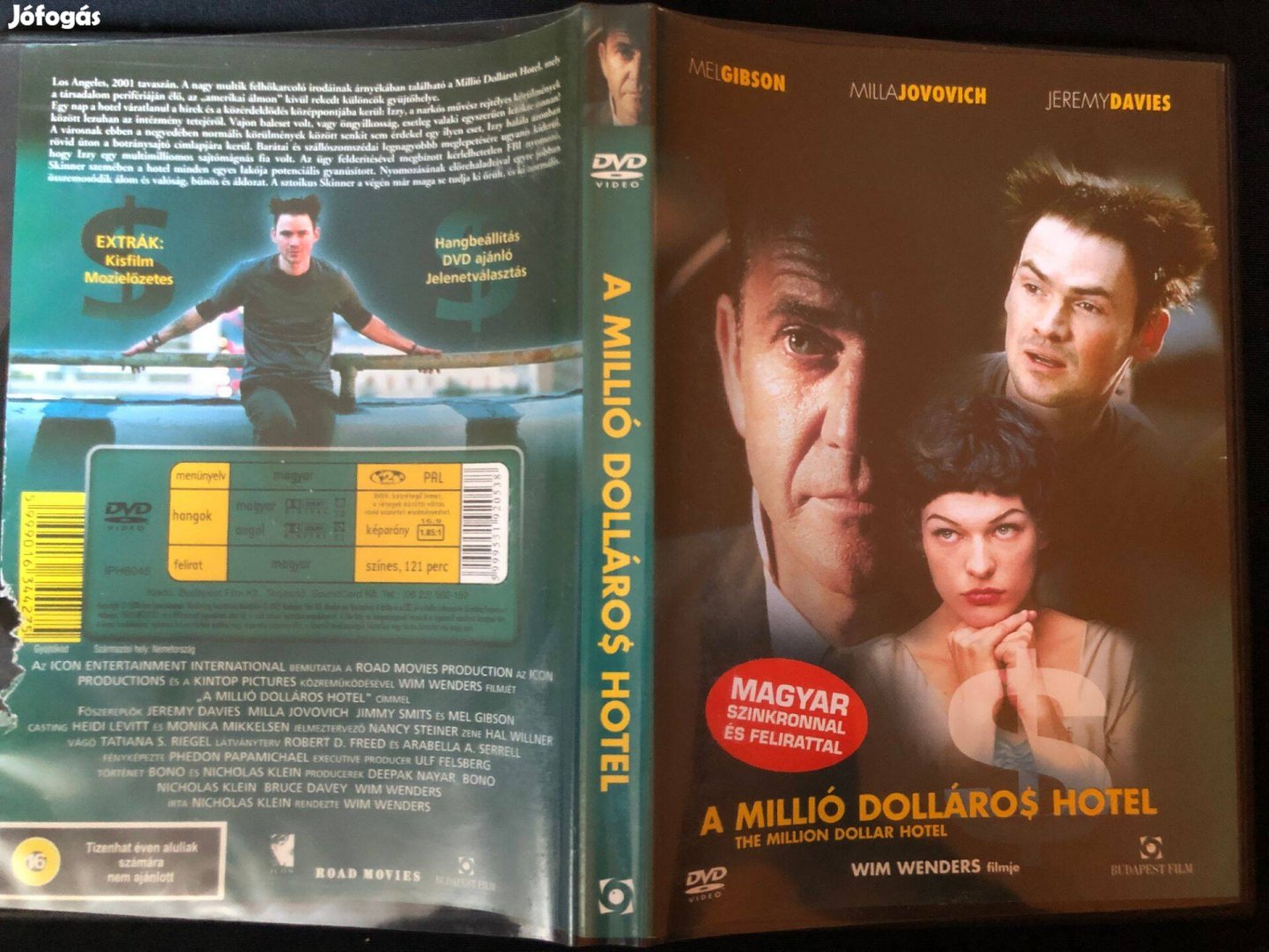 A millió dolláros hotel DVD (karcmentes, Mel Gibson, Milla Jovovich)