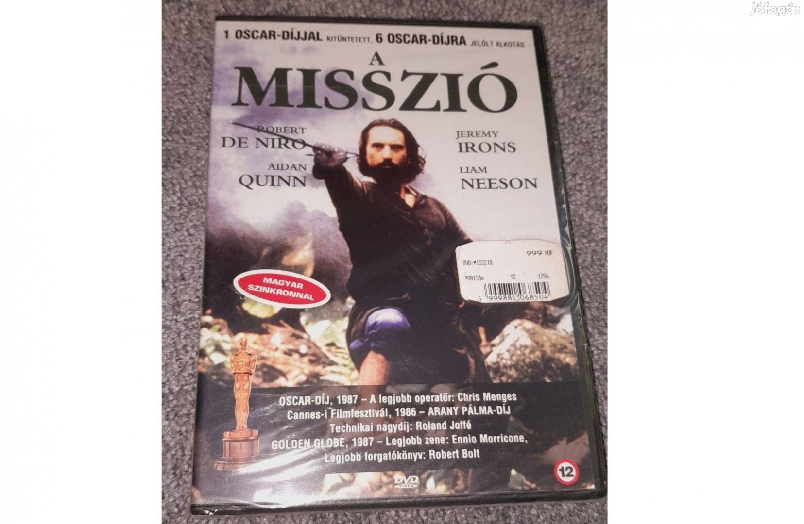 A misszió DVD (1986) Új, Fóliás Szinkronizált (Robert De Niro, Jeremy