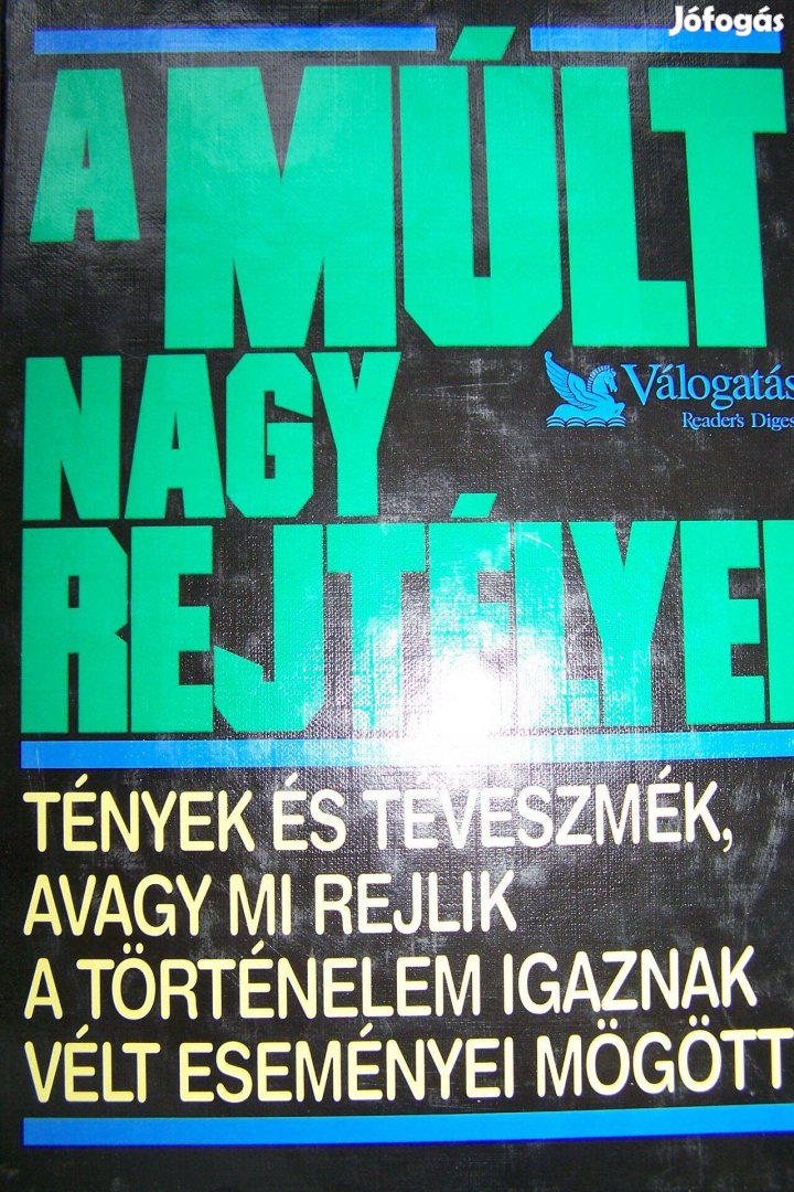 A múlt nagy rejtélyei című könyv kiváló állapotban eladó