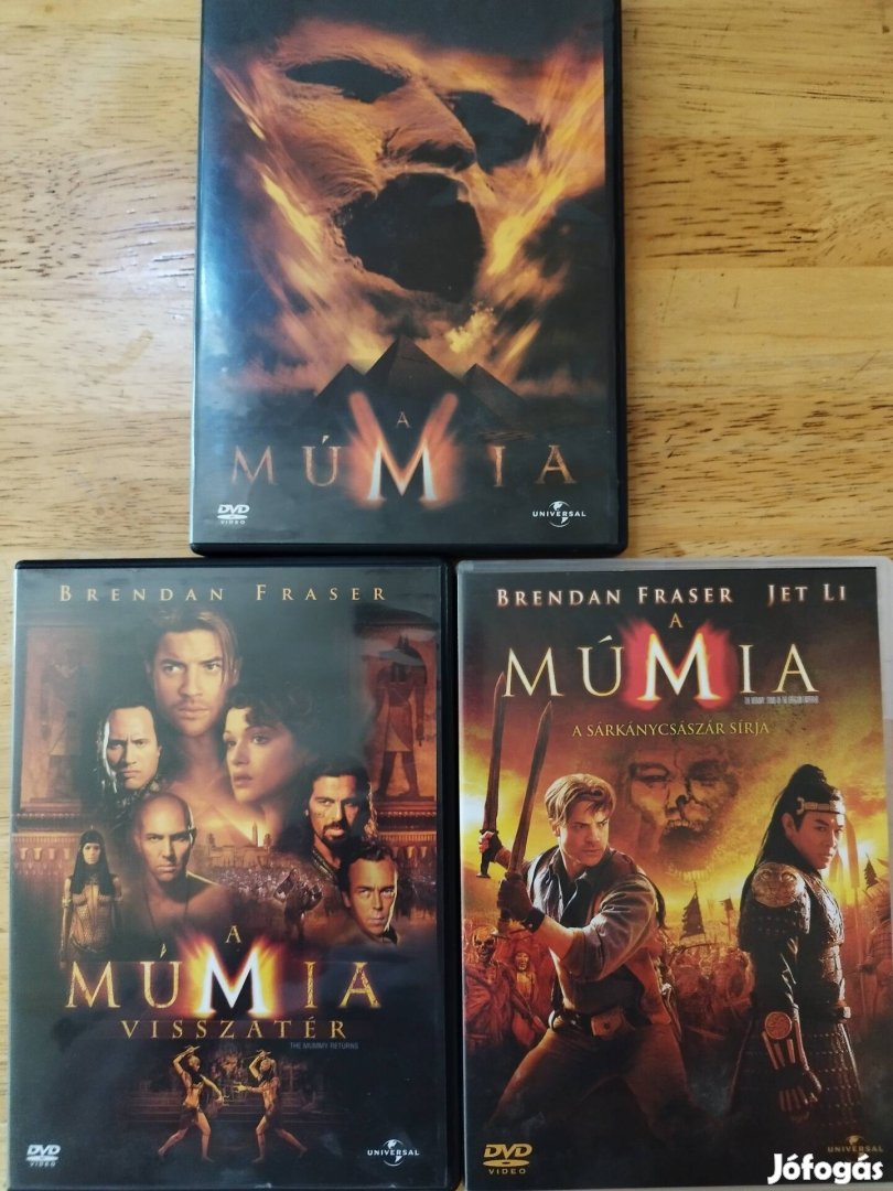 A múmia 1-2-3 dvd Brendan Fraser Szinkronizált 