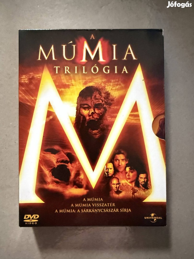 A múmia trilógia (digipack 4lemezes) dvd