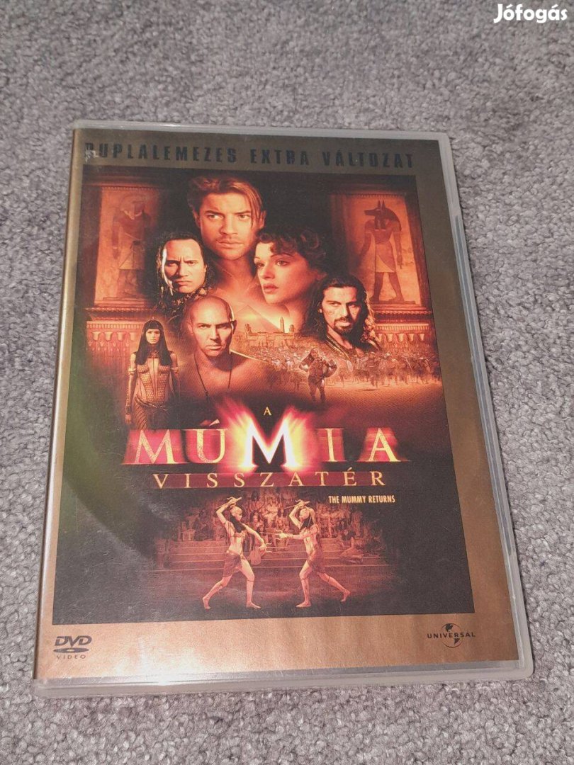 A múmia visszatér DVD (2001) Szinkronizált, duplalemezes karcmentes