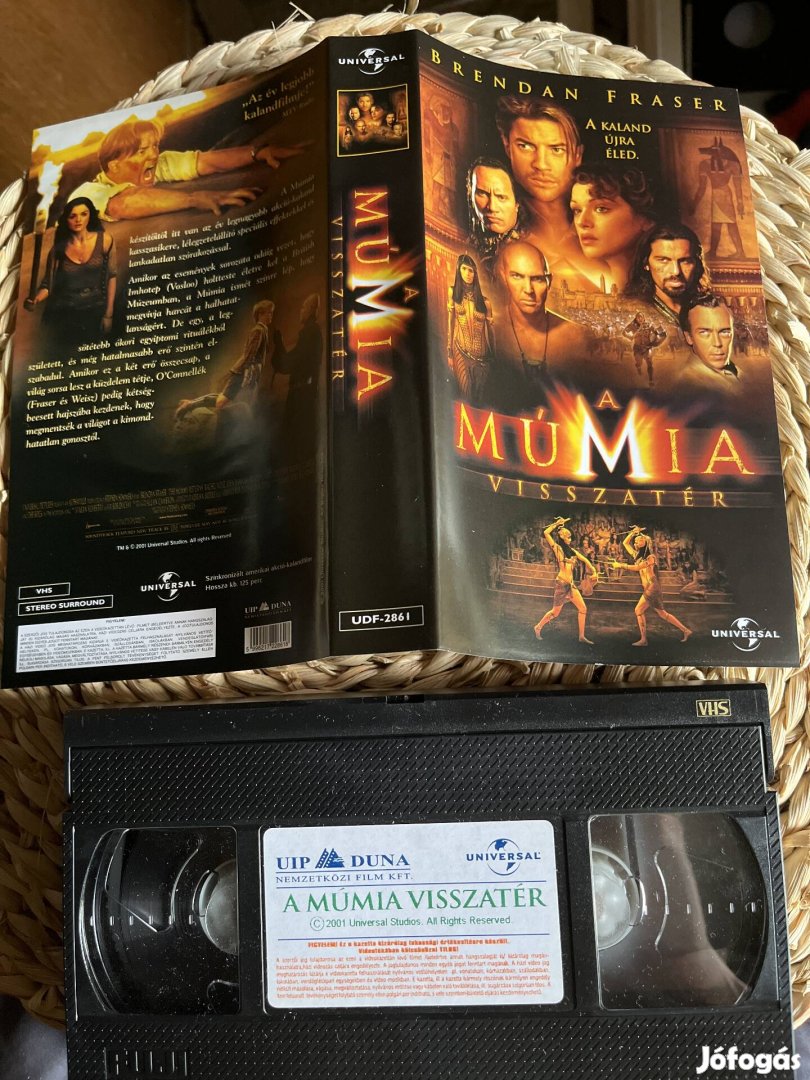 A múmia visszatér vhs