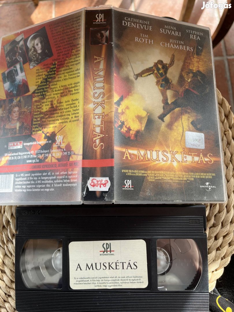 A muskétás vhs