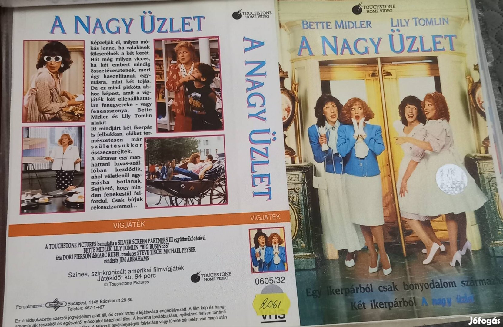 A nagy üzlet - vígjáték vhs - nagytok