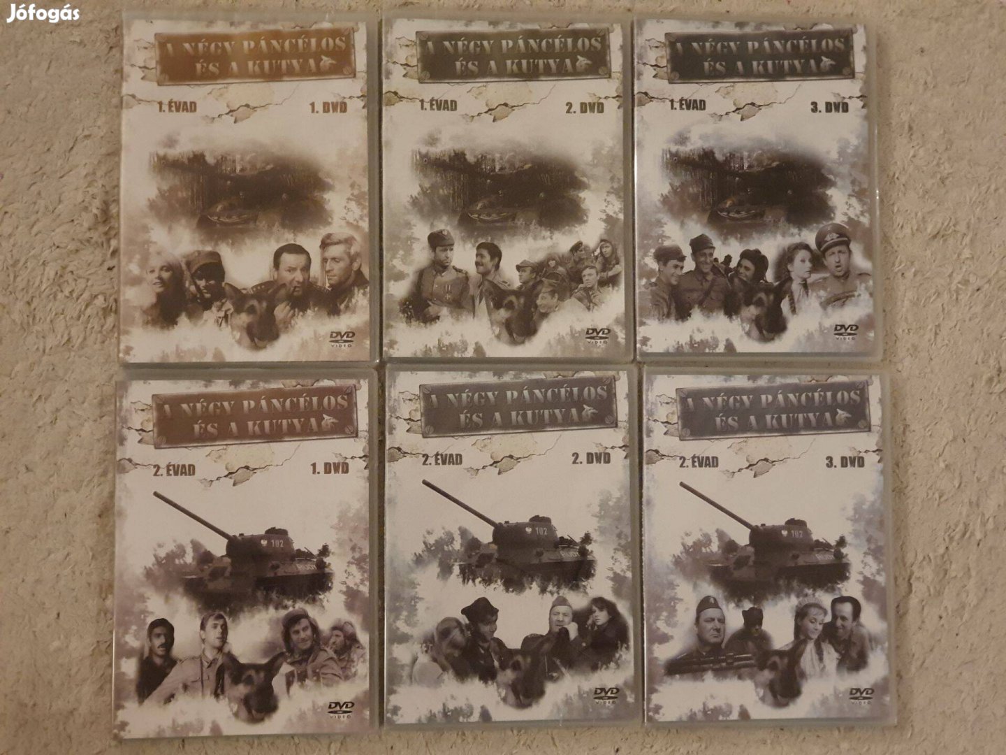 A négy páncélos és a kutya DVD sorozat, bontatlan, tökéletes állapot