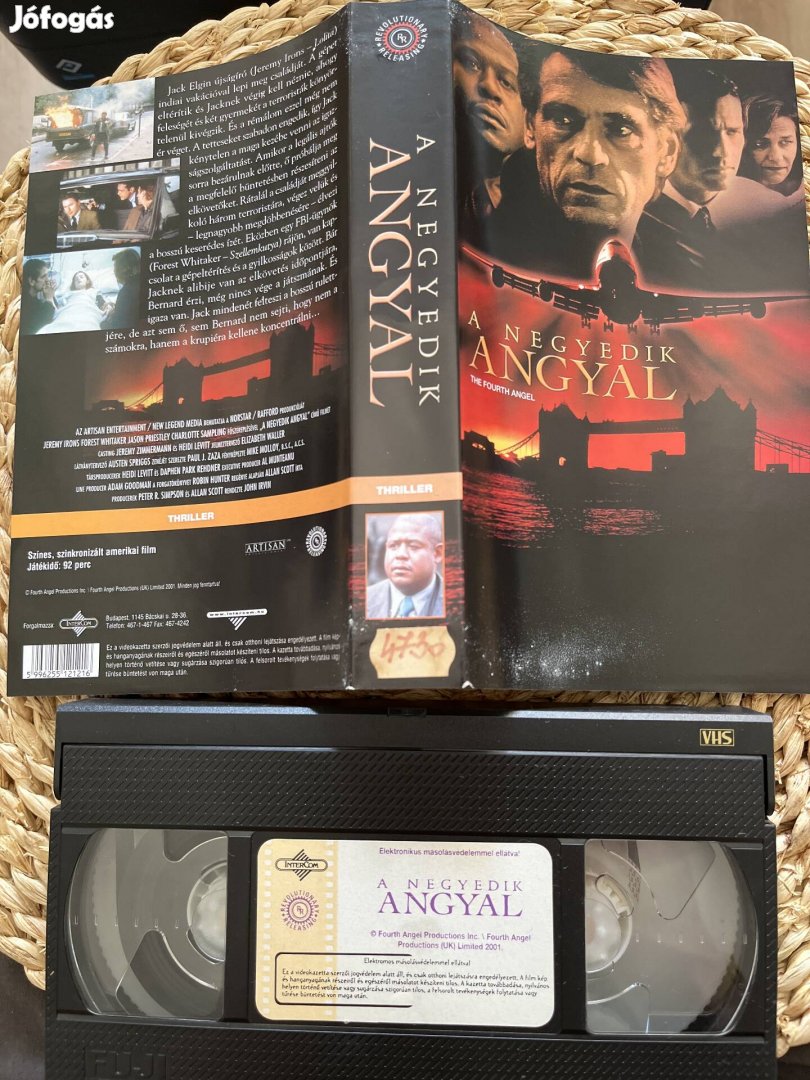 A negyedik angyal vhs