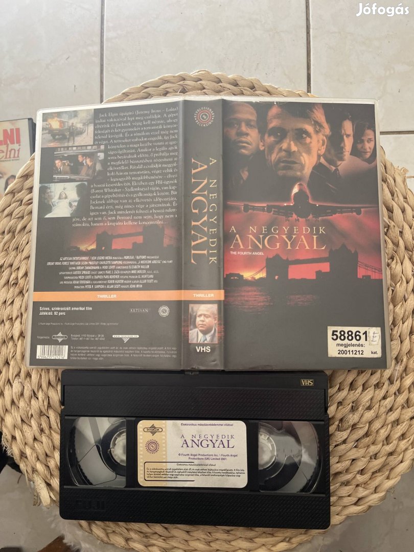 A negyedik angyal vhs