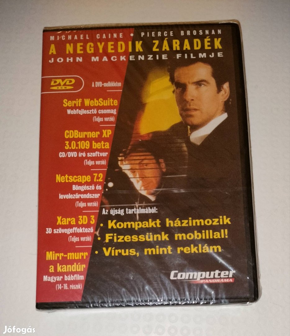 A negyedik záradék dvd bontatlan Computer panoráma 