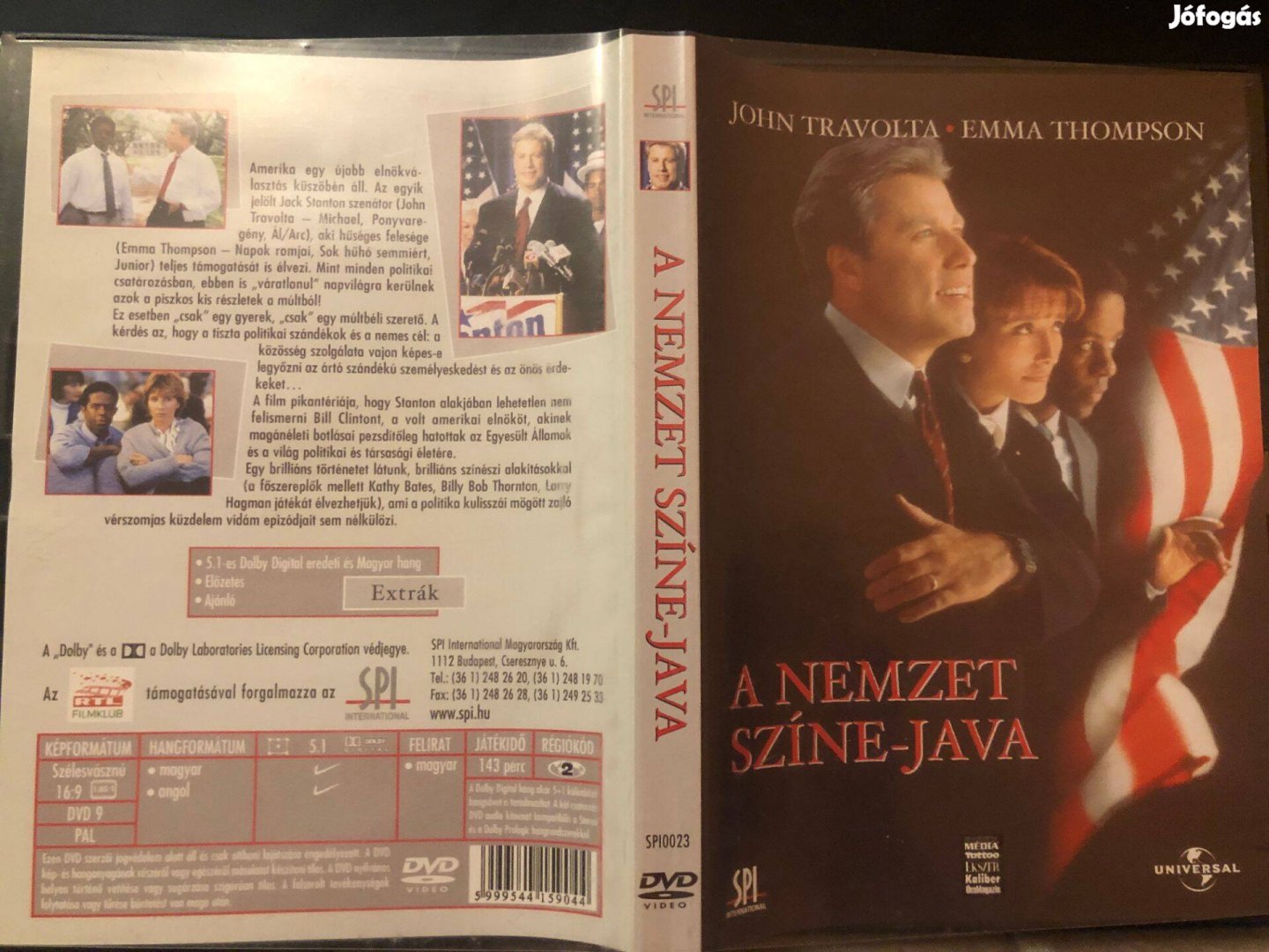 A nemzet színe-java (karcmentes, John Travolta) DVD