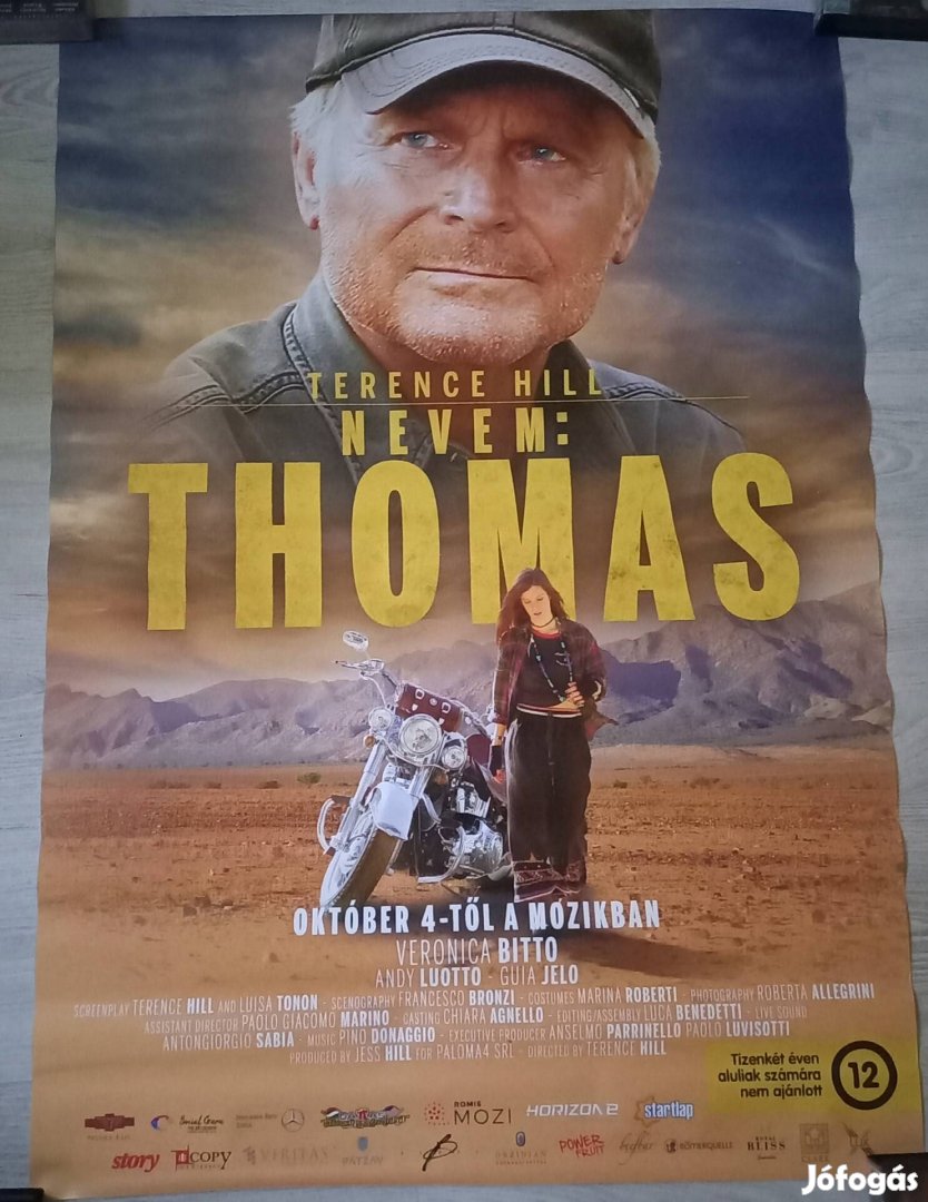 A nevem Thomas - Terence Hill - eredeti moziplakát