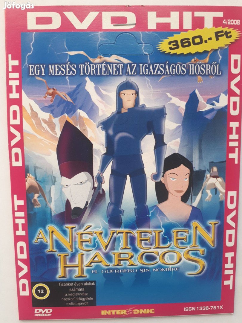 A névtelen harcos - papírtokos DVD (posta 255 Ft)