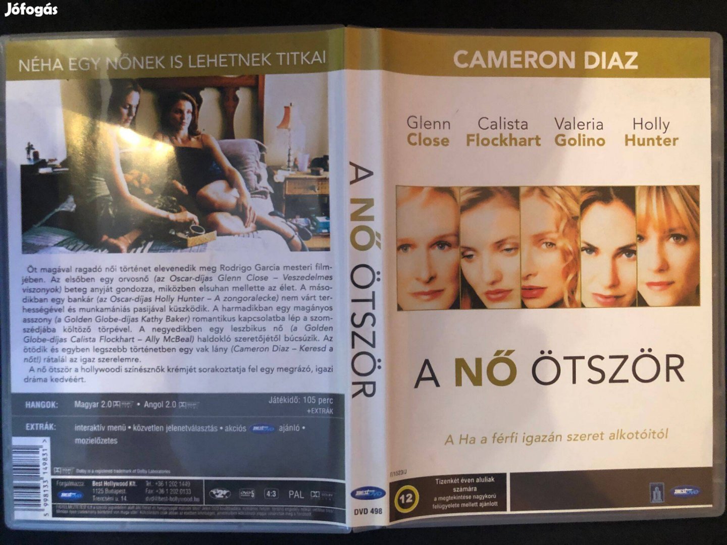 A nő ötször (karcmentes, Cameron Diaz, Glenn Close) DVD