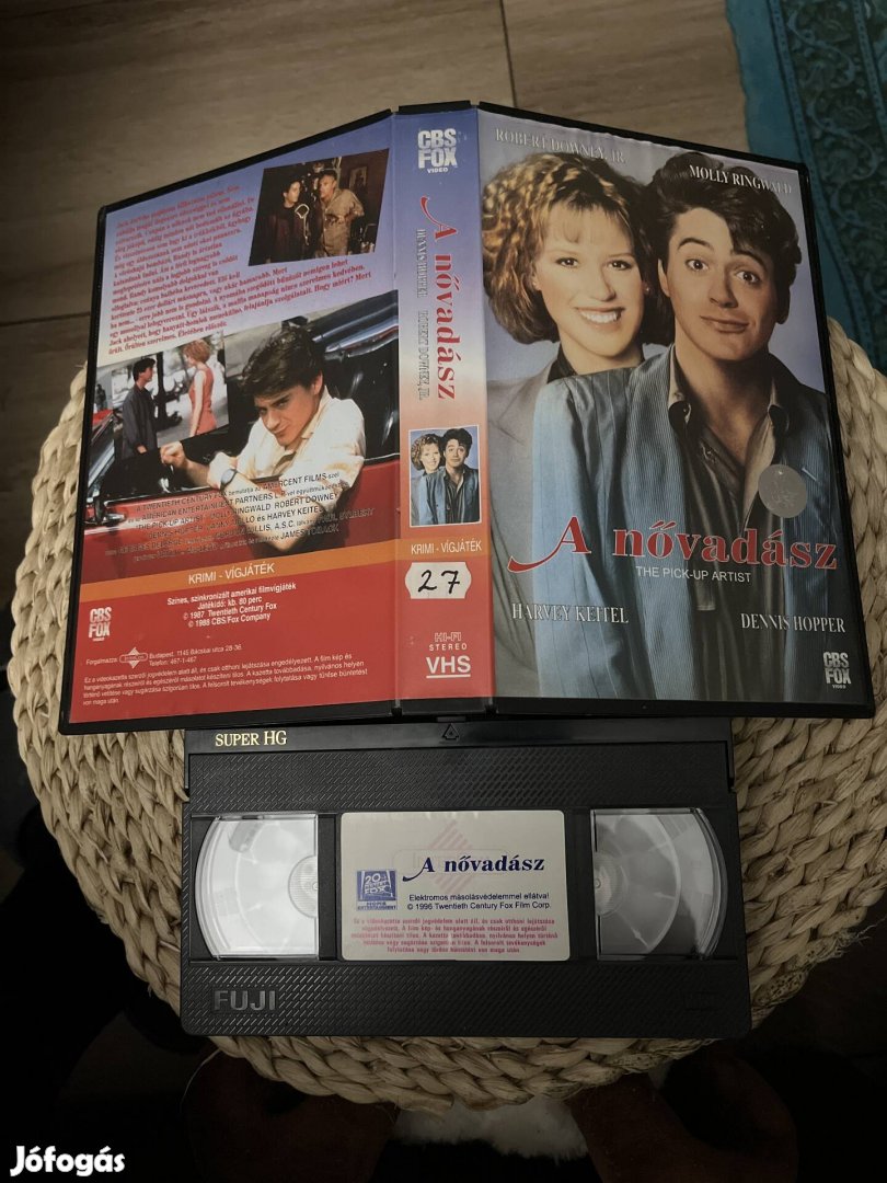 A nővadász vhs film