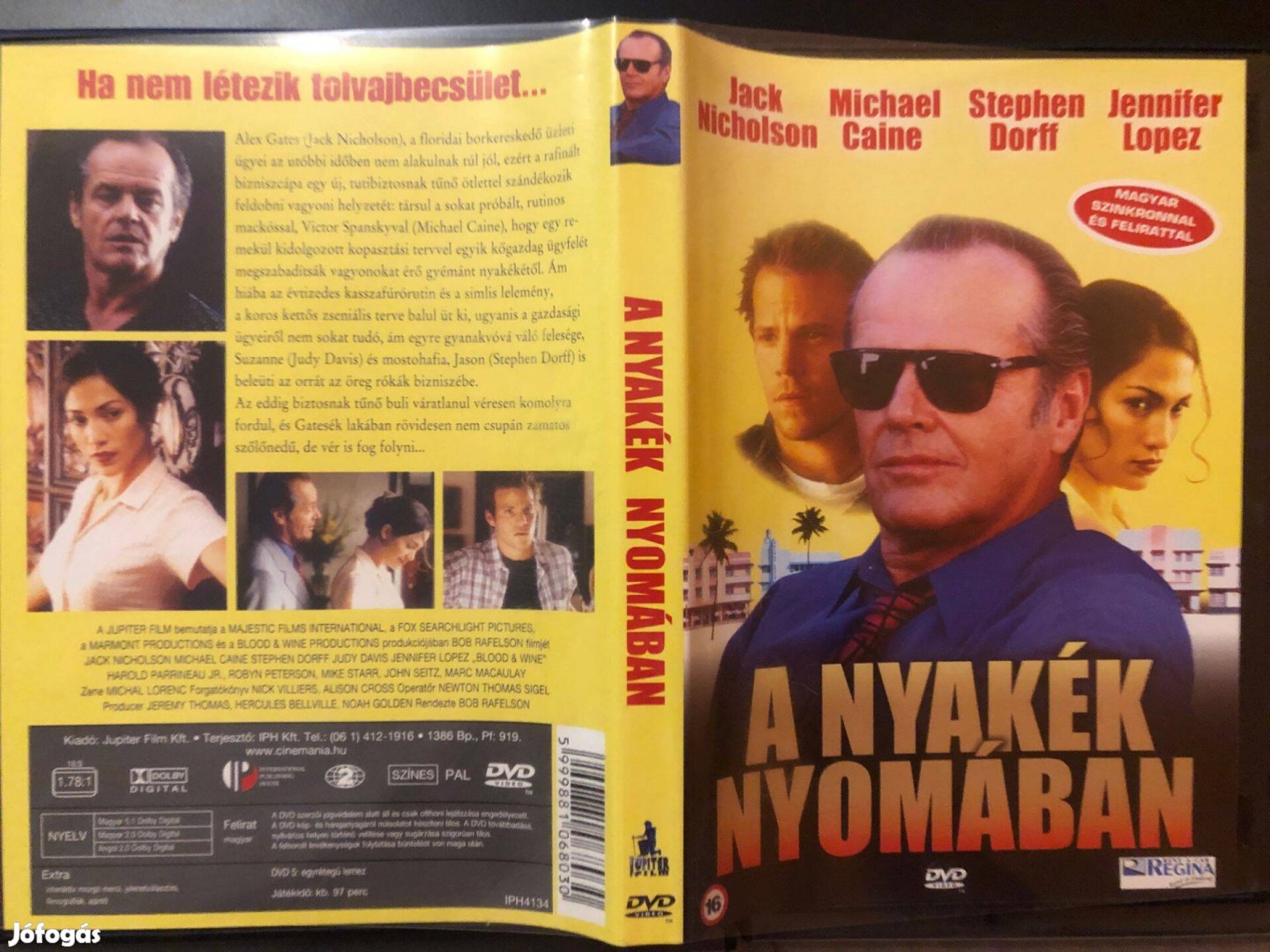 A nyakék nyomában (karcmentes, Jack Nicholson) DVD