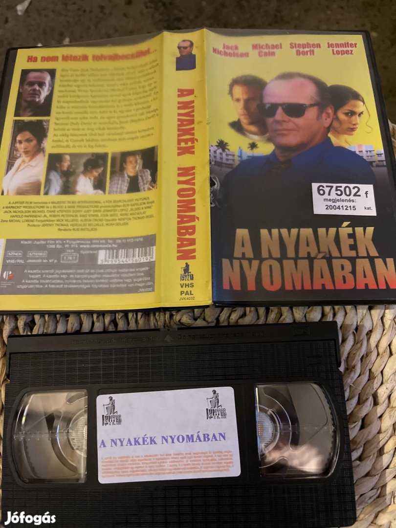 A nyakék nyomában vhs