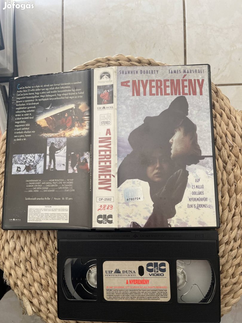 A nyeremény vhs