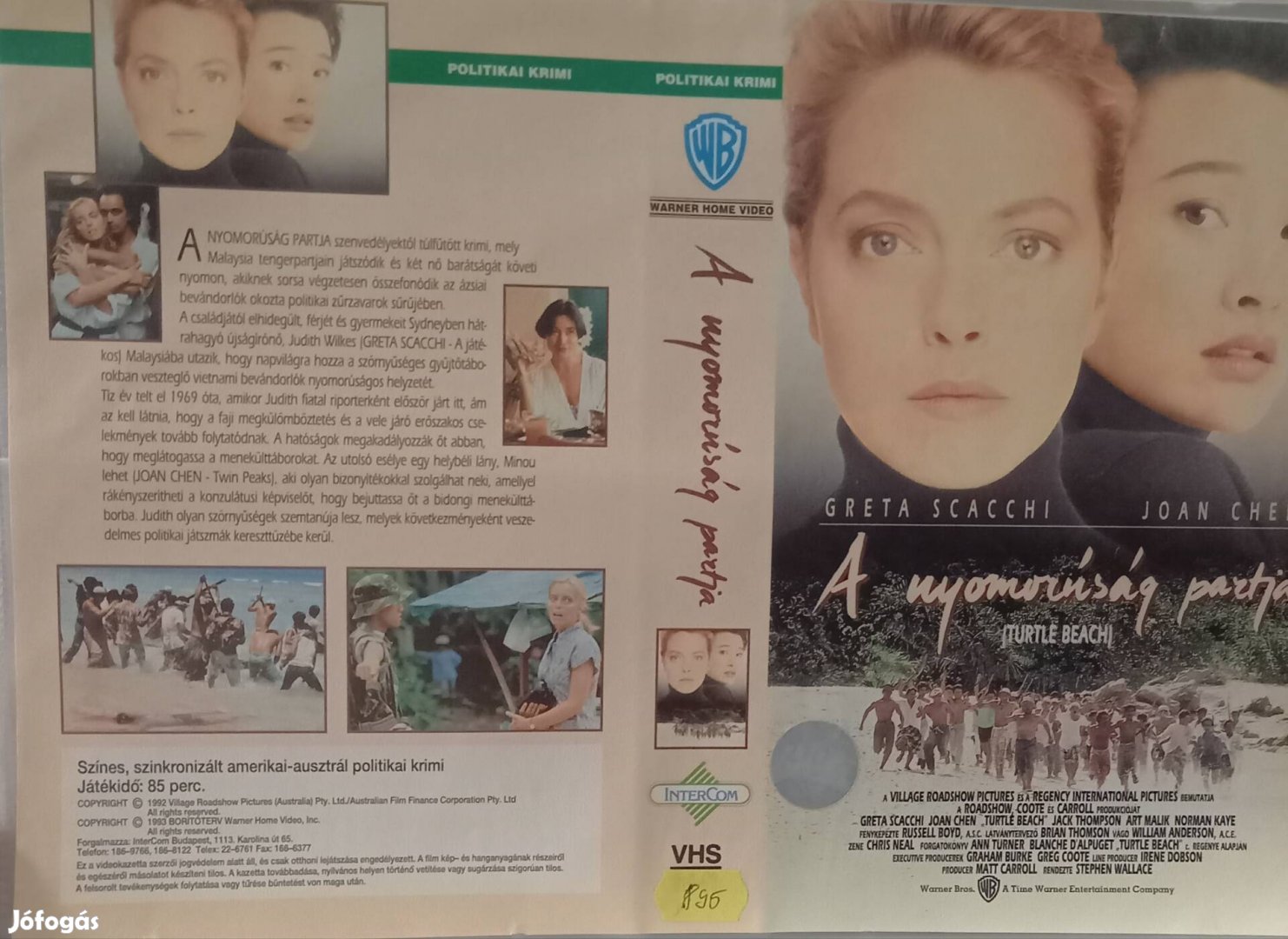 A nyomorúság partja - krimi vhs - Greta Scacchi