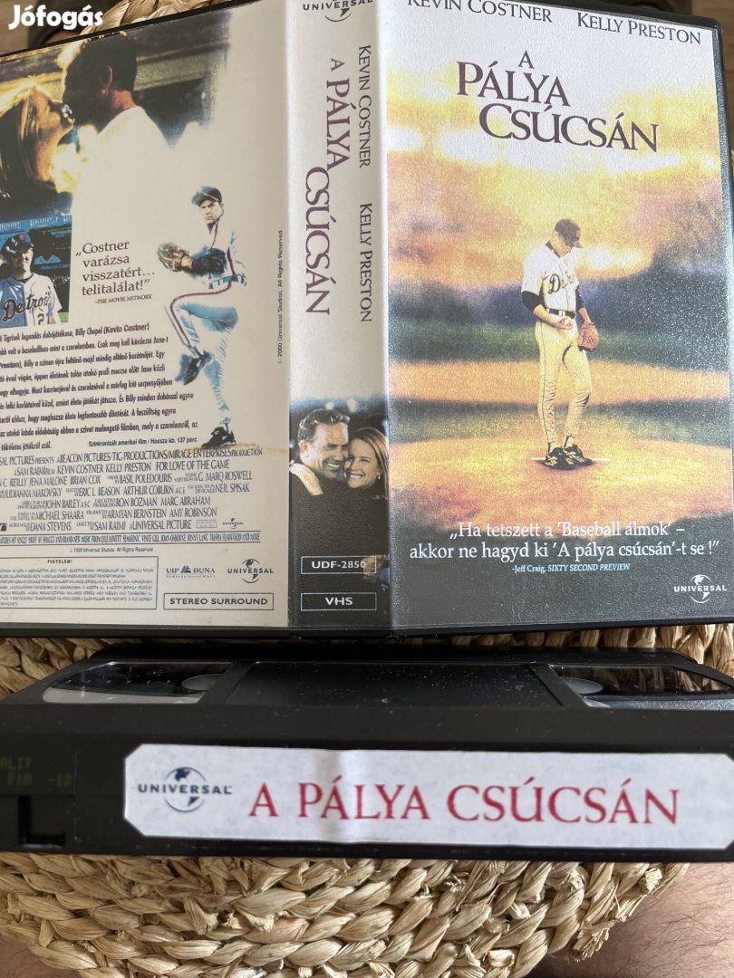 A pálya csúcsán vhs kazetta