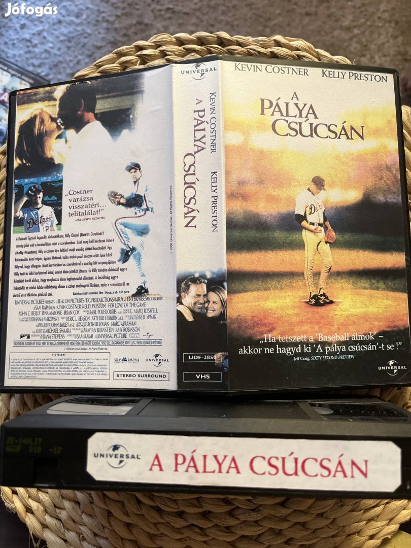 A pálya csúcsán vhs kazetta